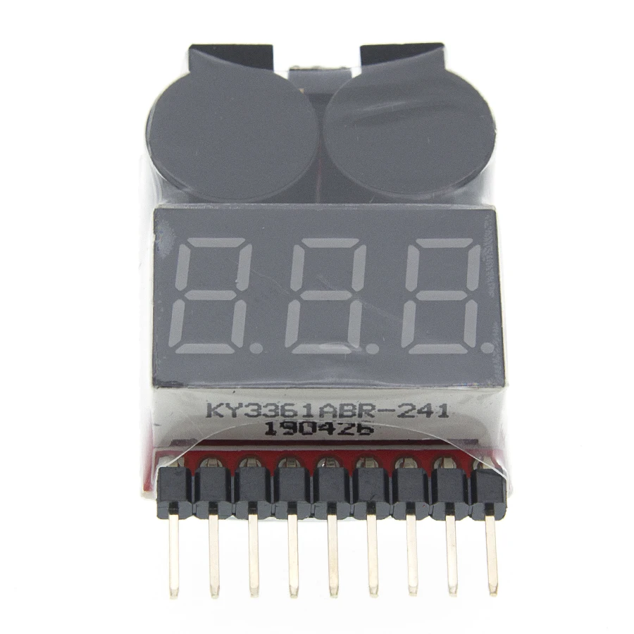 10 шт. 1-8S Lipo/li-ion/Fe RC вертолет самолет лодка и т. д. Напряжение батареи 2 в 1 тестер