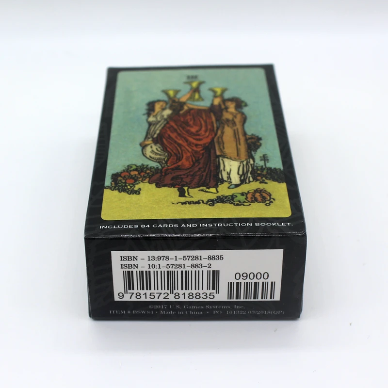 Горячая Полный английский без полей издание Smith-Waite карты Таро игра с английским