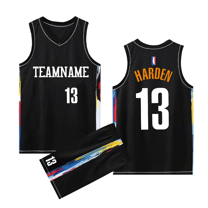 Новый сезон городская версия стиль граффити баскетбольная майка спортивный