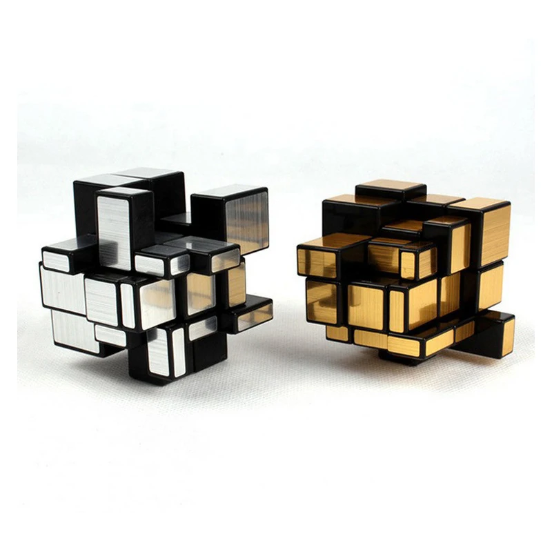 Neo Magic Mirror Cube 3x3x3 золотые и серебряные профессиональные кубики скорости пазлы