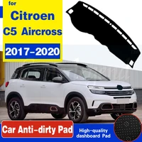 for citroen c5 aircross 2017 2018 2019 2020 anti slip mat dashboard cover pad sunshade dashmat car accessories rug c5 aircross