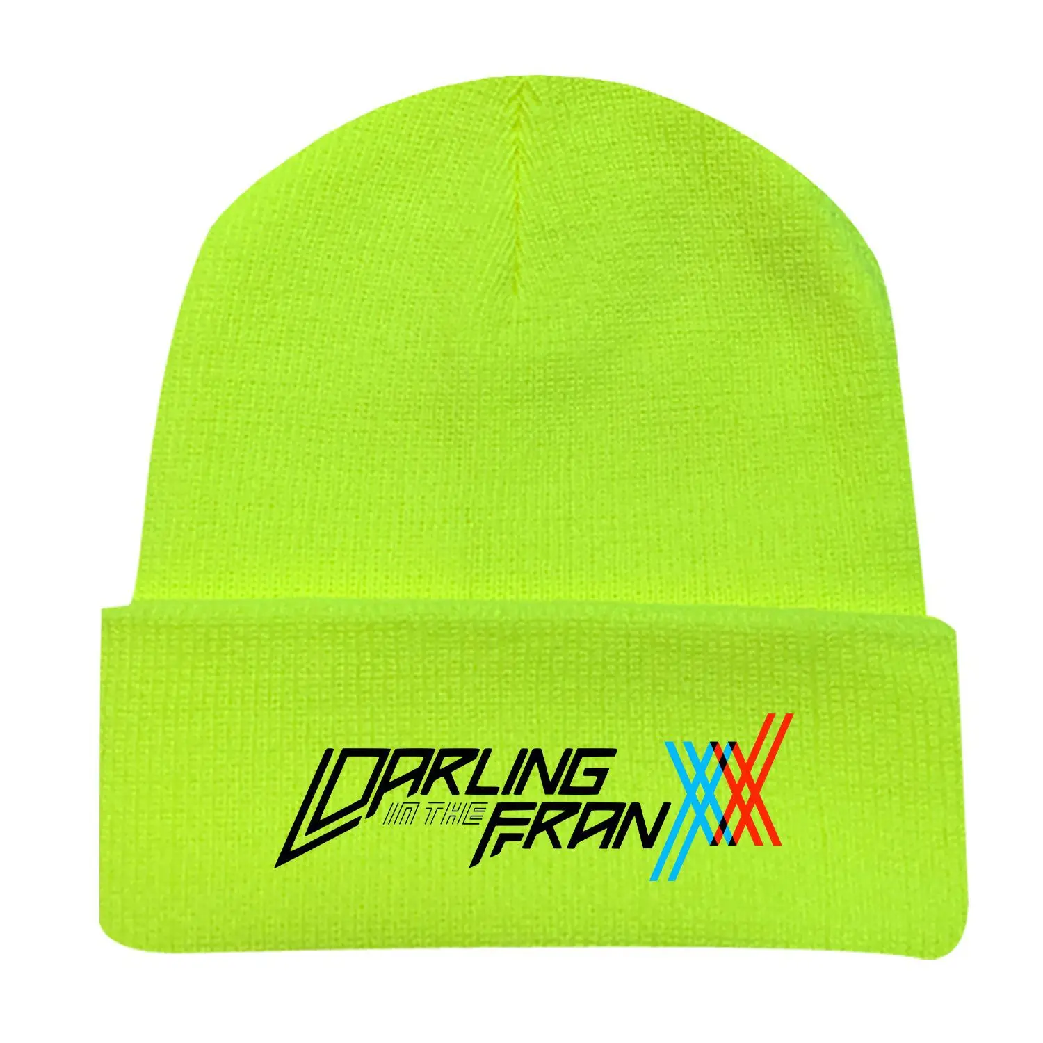 

Unisex DARLING in the FRANXX HIRO ZERO TWO Knitted Masked Hat Brimless Pullover Cap Headgear Helmet