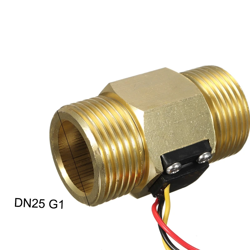 GTBL Dc5V G1 Dn25 медный датчик расхода воды эффект Холла импульсный выход 4-45л/мин реле