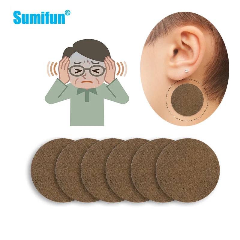 

6Pcs/Bag Natural Herbal Ear Tinnitus Patch Cure Hearing Loss and Deafness Multiple Sclerosis Treatment Health Care Plaster