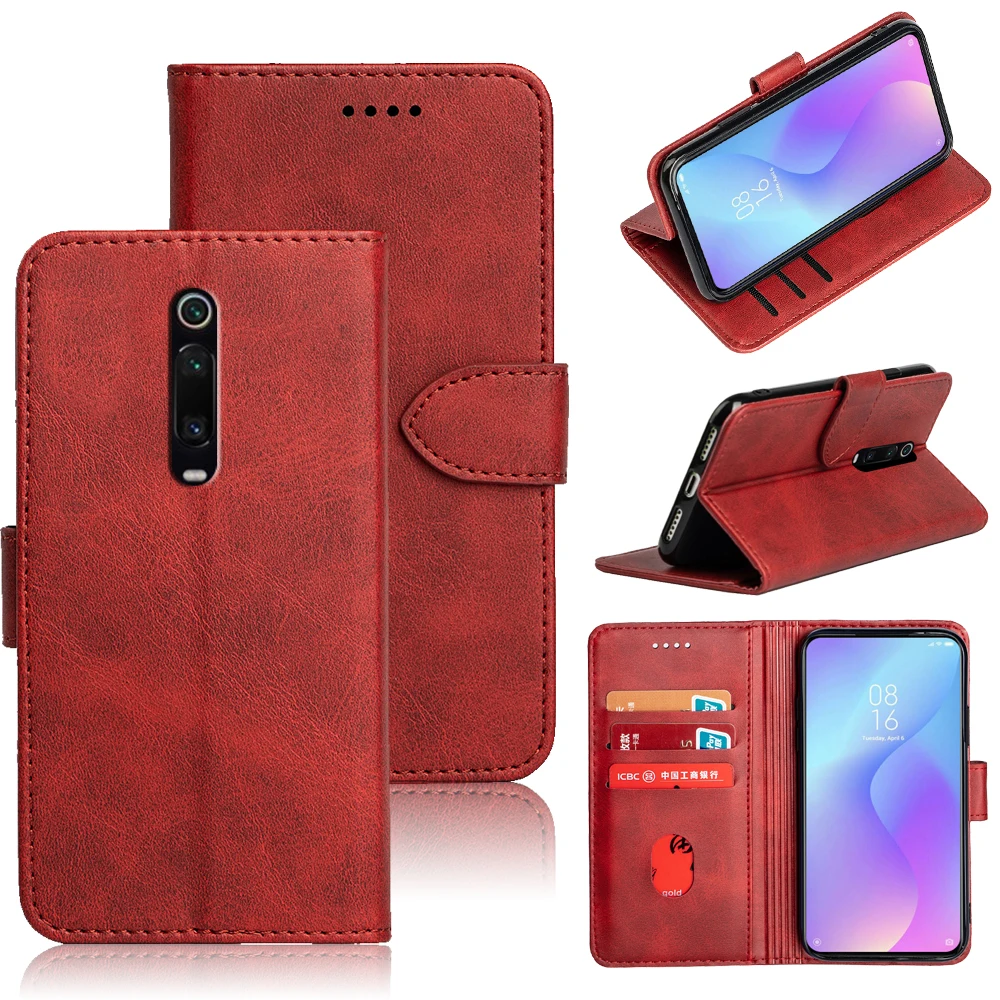 Чехол SRHE для Xiaomi Mi 9T Pro кожаный силиконовый чехол книжка с магнитом Redmi K20 Mi9T
