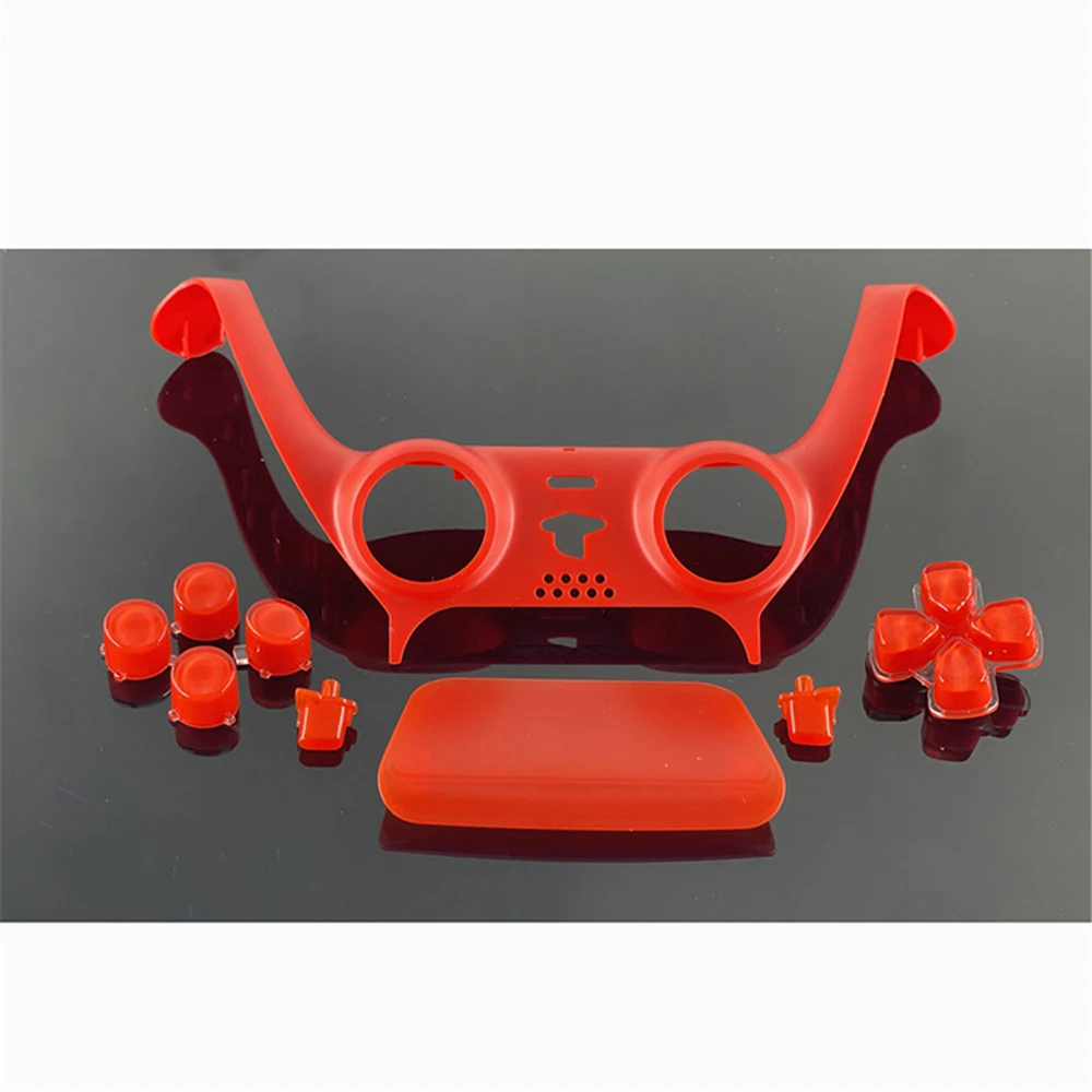 

Nice Handle Decorative Clip Cover Controller Middle Decorative Strip Skin Shell Button Touch Replacement Part for PS5 Gamepad