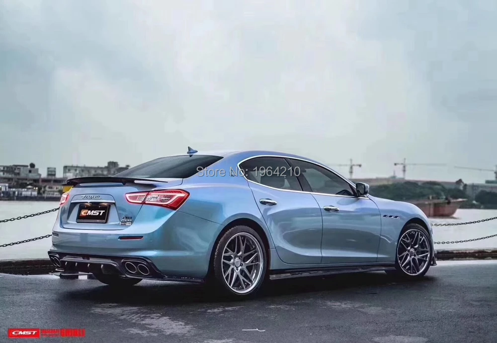 Спойлер для багажника Maserati Ghibli 3 0 T S Q4 2014 2015 2016 из углеродного волокна задний