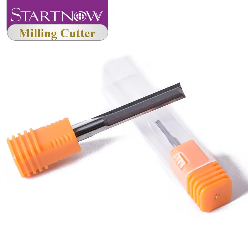 Startnow 10 шт. фрезы из карбида вольфрама с двумя канавками Прямые Биты 3 175 4 концевые