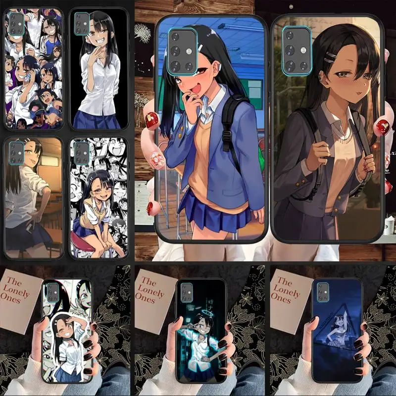 

Nagatoro San Anime Aesthetic Phone Case For Samsung A11 A12 A71 A80 M10 M20 M21 M30 M31 M31S 5G Cover Fundas