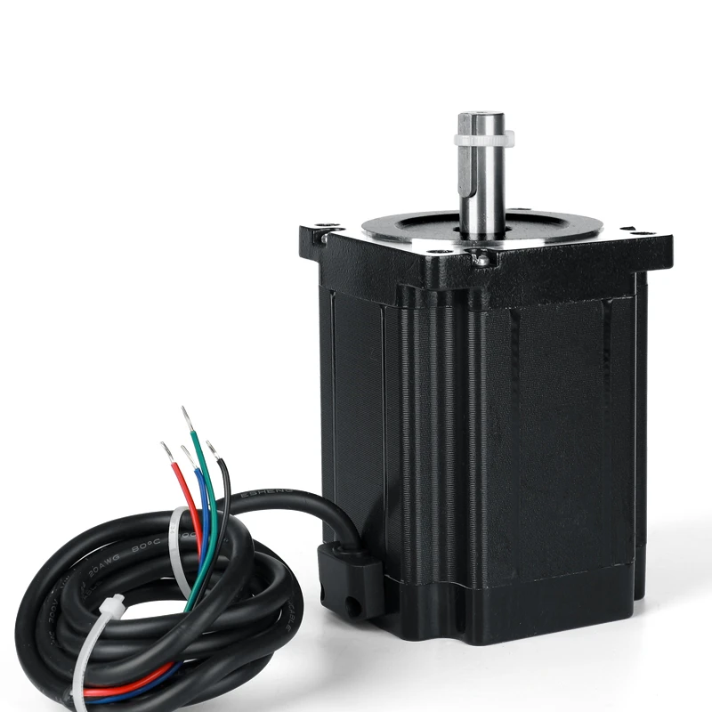 

Fast shippingStepper Motor NEMA 34 4.5N.m 4.2A D=14mm L=80mm 640Oz-in for CNC engraving machine 3D printer!