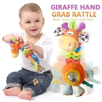 rattles toys for baby infant toddler children 0 12 months oyuncak cartoon plush giraffe baby toys educational baby stroller toys