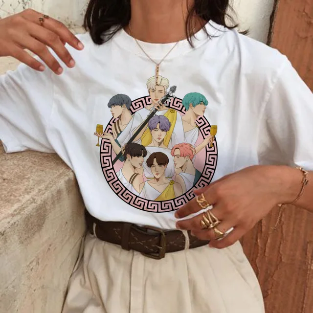 ERNESTNM летняя Горячая распродажа Повседневная Свободная Женская футболка размера