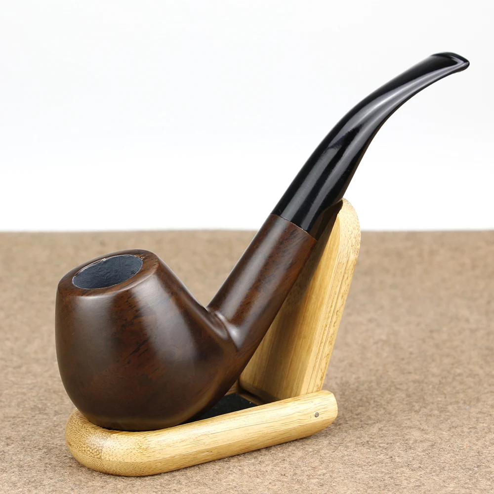 Новая трубка из черного дерева 9 мм Фильтр Бент курительная древесины в виде