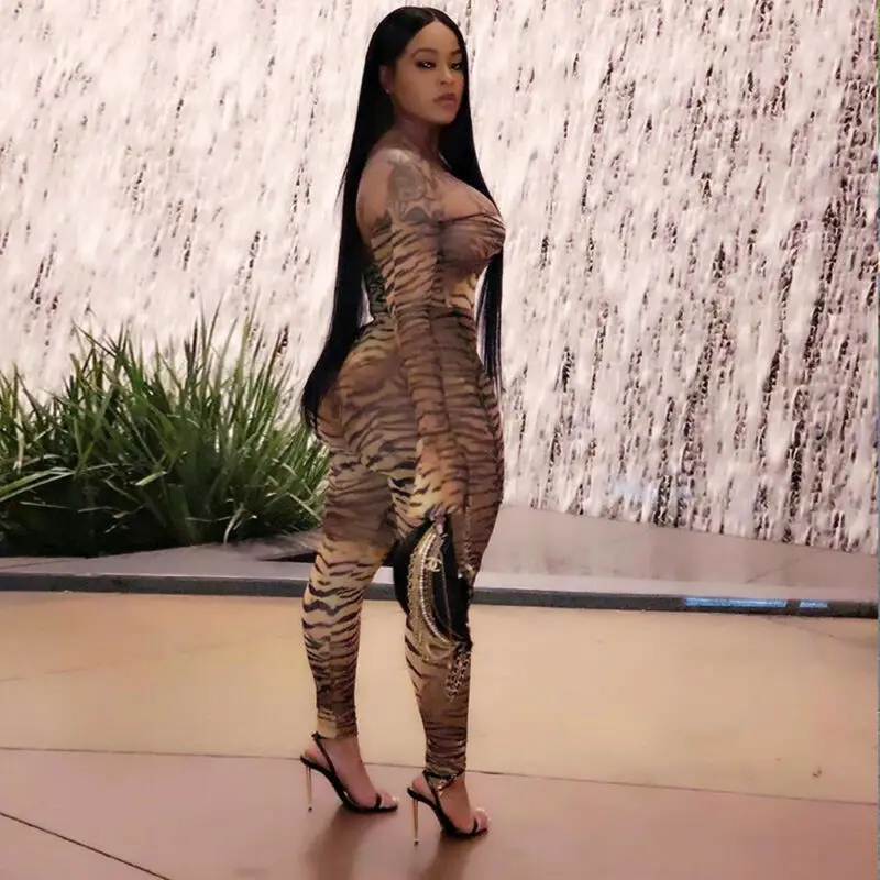 Сексуальный женский с открытыми плечами длинным рукавом Цветочный Повседневный