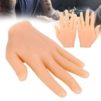 tattoo practice hand silicone soft tattoo skin practice leftright fake hands training tool accessories tattoo artist beginners
