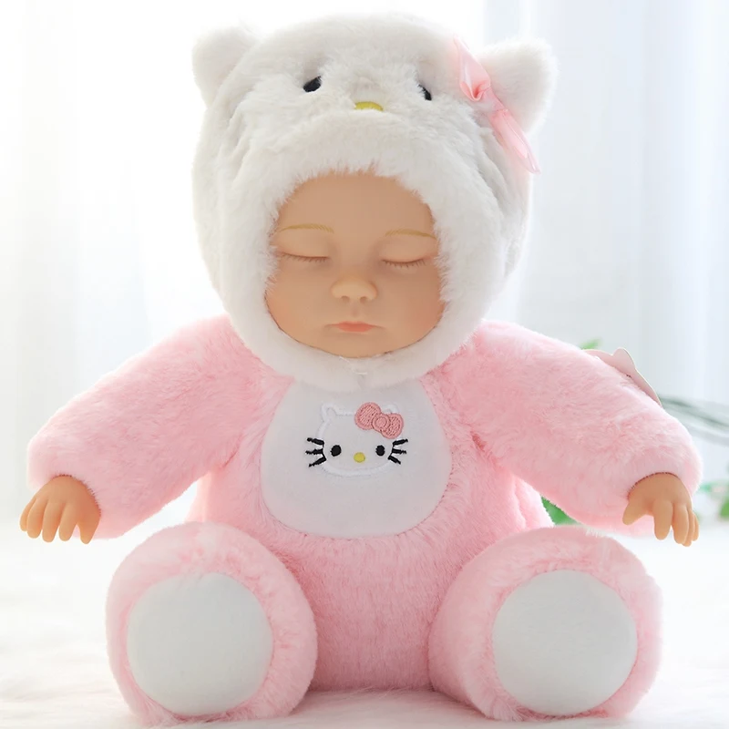 Милые силиконовые куклы Reborn мягкие игрушки для животных ПВХ детские плюшевые