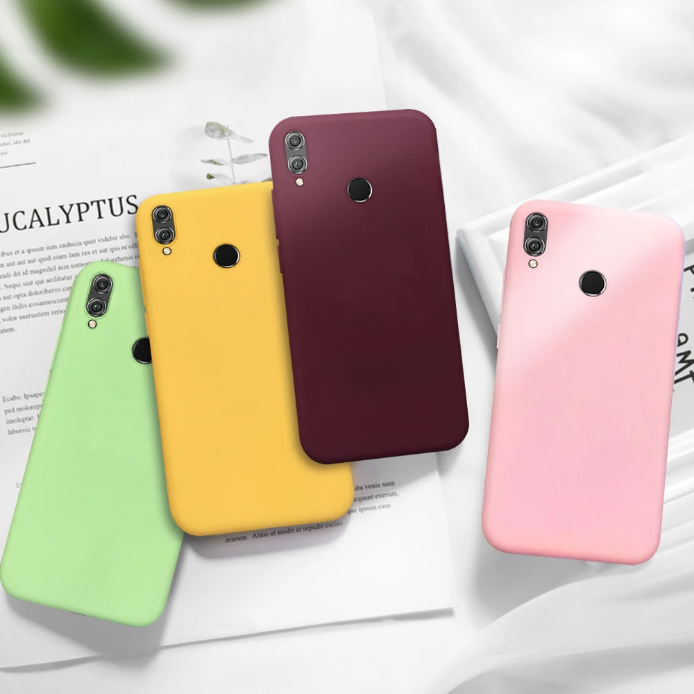 Силиконовый чехол карамельных цветов для Huawei P30 P20 P Smart Nova 5 5i Lite Pro 2019 розовый