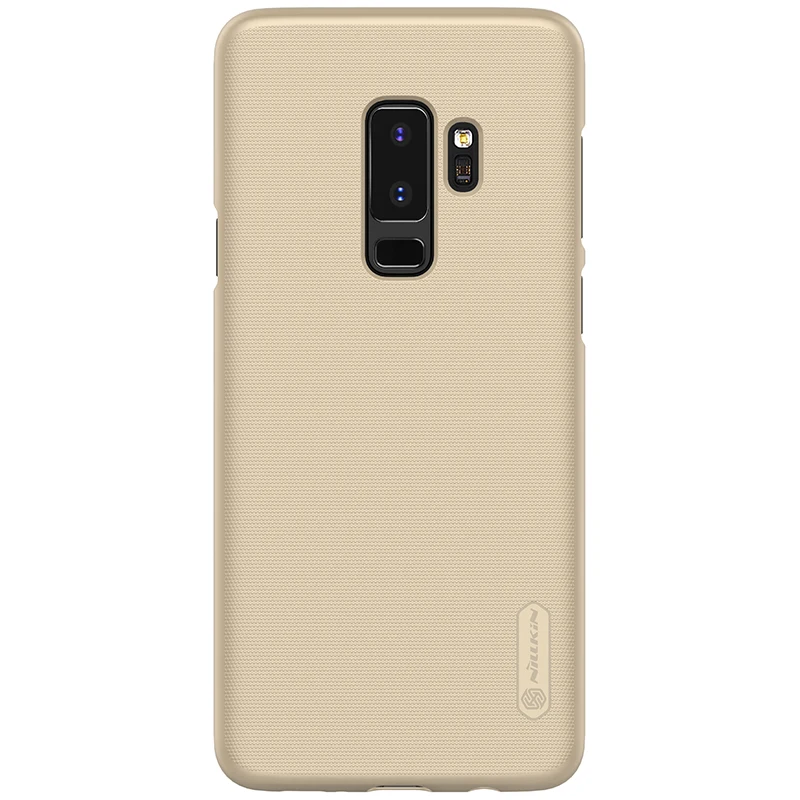 Чехол для samsung Galaxy S9 S8 S10 E Plus Note9 NILLKIN, суперматовая защитная задняя крышка для samsung S9 Note 8 9, Защитная пленка для экрана - Цвет: Золотой
