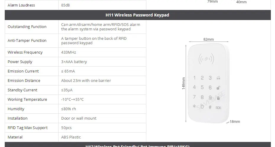 HOMSECUR DIY беспроводная домашняя безопасность wifi GSM Сигнализация приложение пульт дистанционного управления RFID карта Arm Disarm(панель сигнализации LA02 PIR и т. д