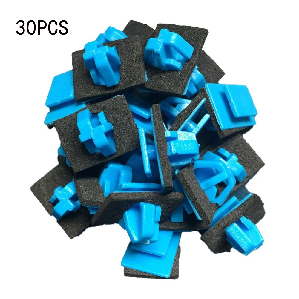 

30PCS Molding Clips Door Guard Plate Clip For Kia Sportage 2011-On Hyundai Fender Rocker Door & Exterior Moulding Car styling