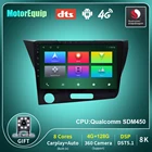 Автомагнитола 2DIN для Honda CRZ CR-Z 1 2010-2016, Android, Автомобильный мультимедийный плеер, GPS-навигация, Wi-Fi, Carplay, стерео, видео, аудио, 4G