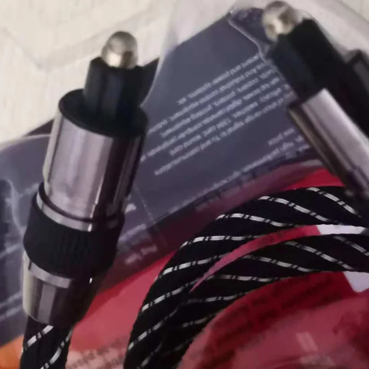 Высококачественный цифровой оптический аудио кабель SPDIF Оптическое волокно