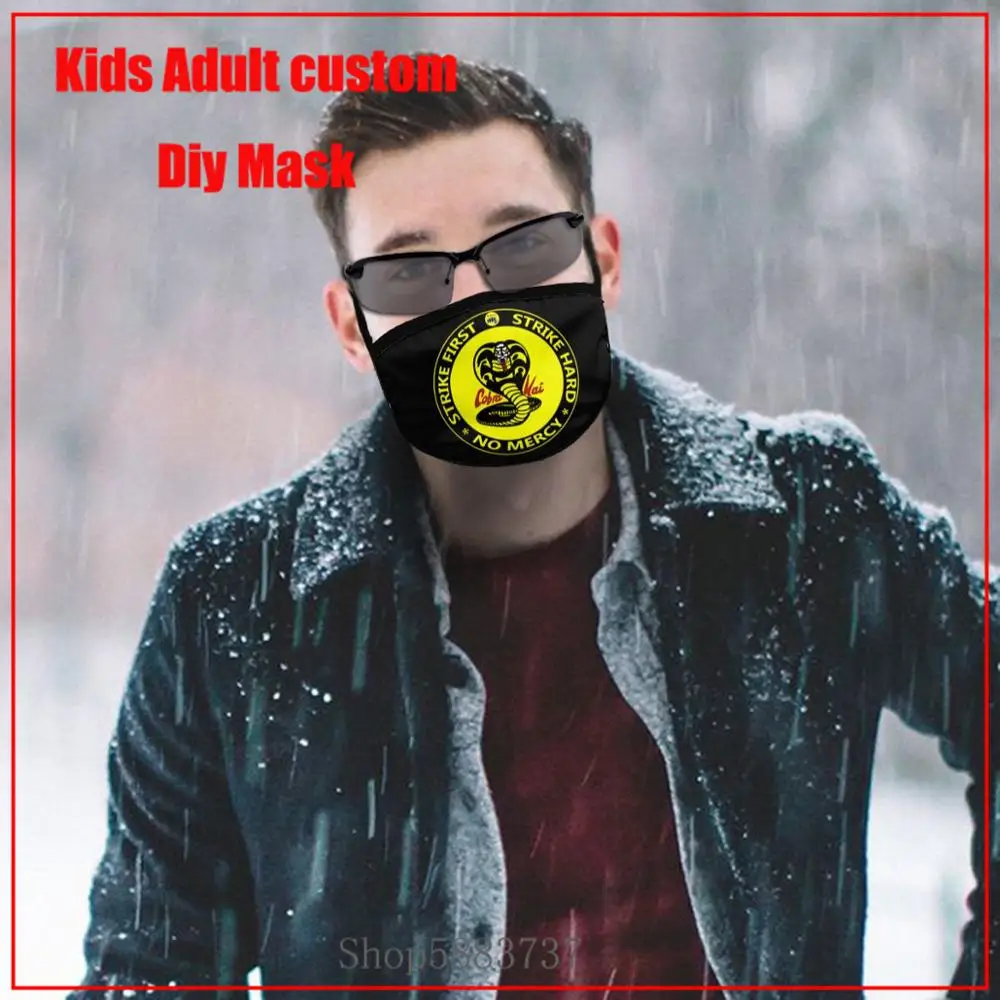 Cobra Kai Dojo Strike первый дизайн защитная маска для лица mascarilla masque лицевая смываемая pm2.5