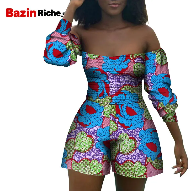 Женский короткий брючный костюм на одно плечо с длинным рукавом | Тематическая