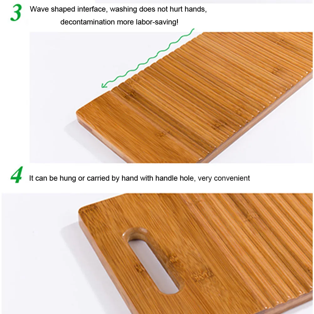 Волнообразная большая домашняя бамбуковая прочная одежда для стирки мочалка