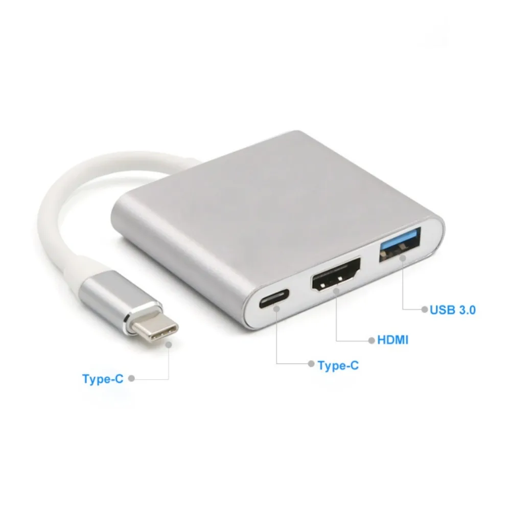Адаптер Type C HDMI USB 3 0 для консоли Nintendo Switch на TV Video Digital 4K HD конвертер Samsung S8 Huawei