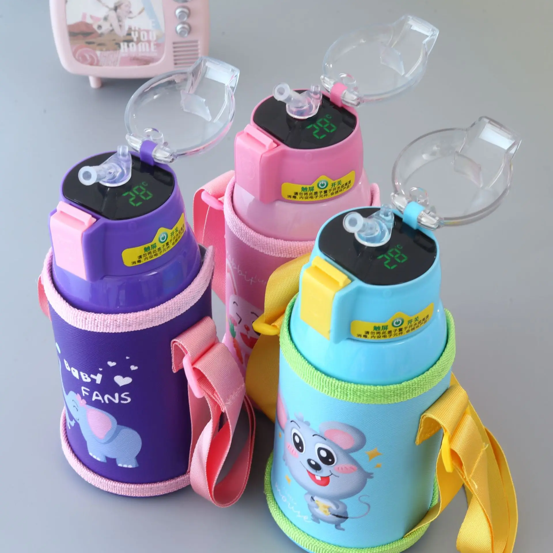 Умный термос бутылка для воды светодиодный цифровой дисплей температуры