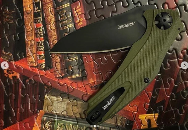 Новейший OEM Kershaw 7008 складной нож 8Cr13Mov лезвие G10 + стальная ручка Походный охотничий