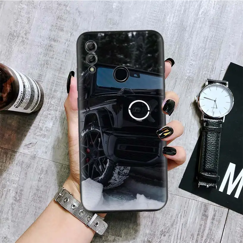 

Sport Car Male Men G63 Soft Silicon Phone Case For Huawei P30 P20 P40 Mate 20 P Smart Honor 10 9 8A 8X Y5 Y6 Y7 Y9 Pro Lite Cove
