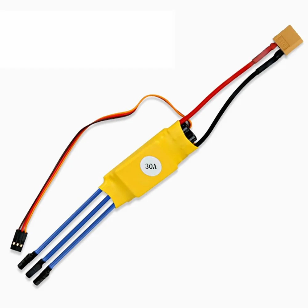 Регулятор скорости бесщеточного двигателя XXD HW30A 30A ESC RC BEC T-rex F450 вертолетная лодка