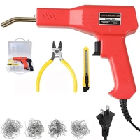 50w hot stapler plastic welding machine car bumper repair kit plastic welding repair kit with carry case us plug