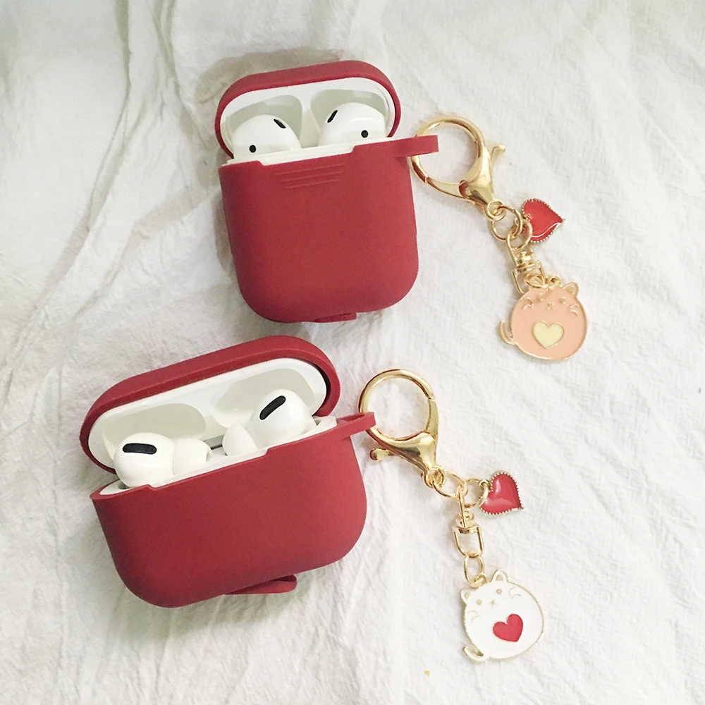 

Чехлы для Apple AirPods 3, милые AirPods 1/2, чехол с забавным мультяшным котом, чехол для наушников airpods pro с защитой от потери