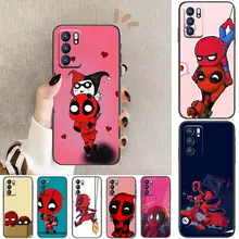Soft TPU Marvel DeadpoolFor Realme C3 Case Soft Silicon Back cover OPPO Realme C3 RMX2020 Coque Capa Funda find x3 pro C21 8 Pro