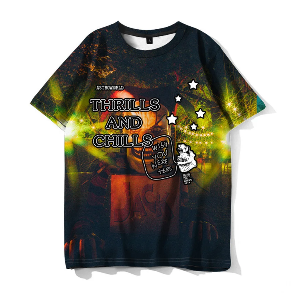 

2021 new men's and women's short sleeve 3D digital printing loose casual large size 2020 new summer T-shirt