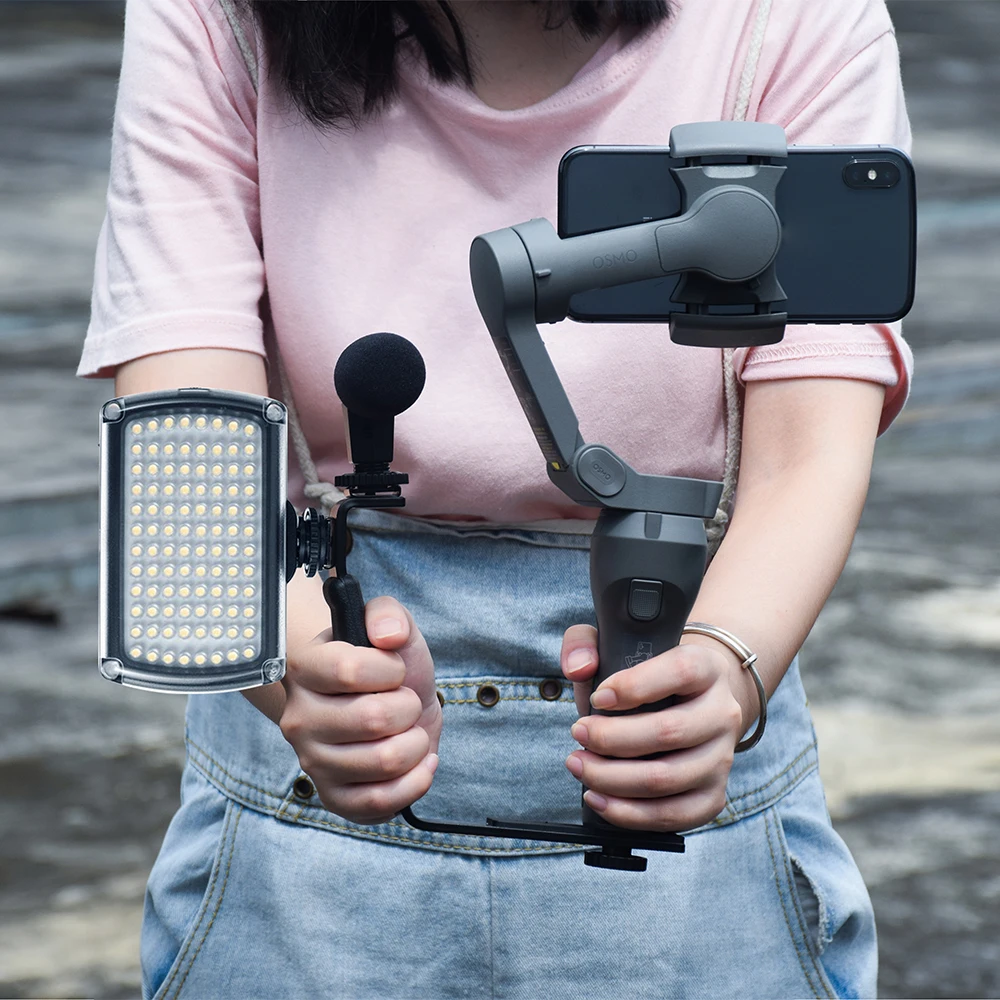 Светильник для видеоссветодиодный емки DJI OSMO Mobile 2 3 Zhiyun Smooth 4 Feiyu Moza стабилизатор