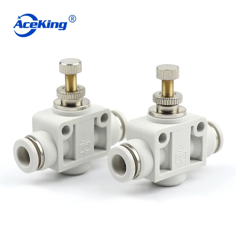 PA быстрая вставка ручного клапана газового соединения с регулировкой скорости