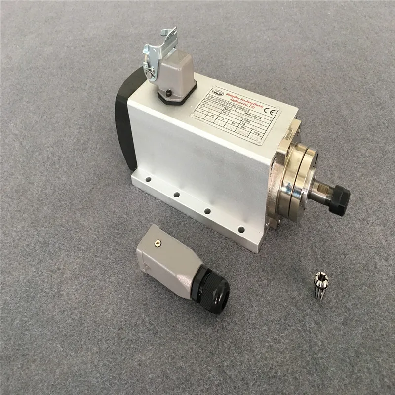 Новые четыре подшипника ER11 1.5KW 220V 110V с воздушным охлаждением шпинделя двигателя
