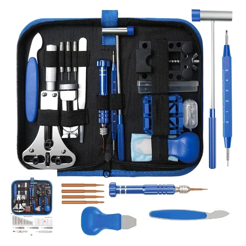 

Watch Repair Tool Kit, Watch Band Link Tool Set, Case Opener Spring Bar Tools with Carrying Case