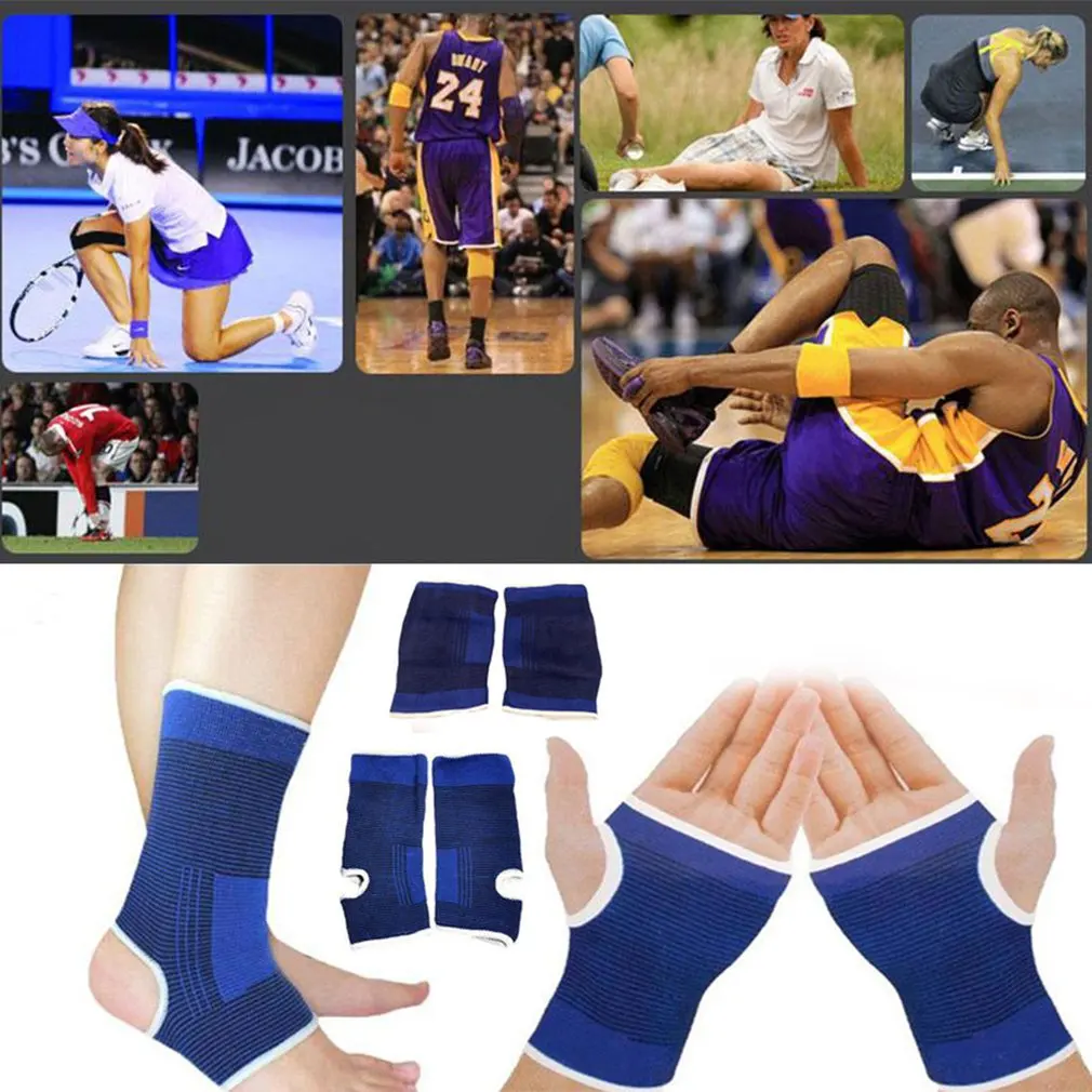 Защита от ладони баскетбольная опора для запястья Пара спортивных напульсников