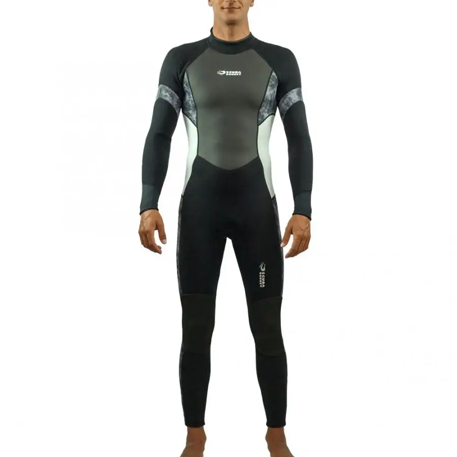 Неопреновый мужской костюм для дайвинга 3 мм гидрокостюм цельный и закрытый