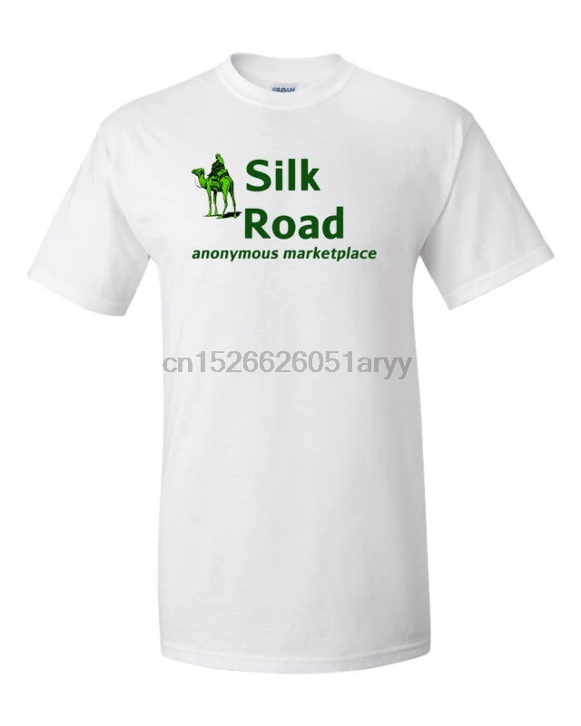 Мужская шелковая дорога неизвестный рынок место футболка бит монета темная