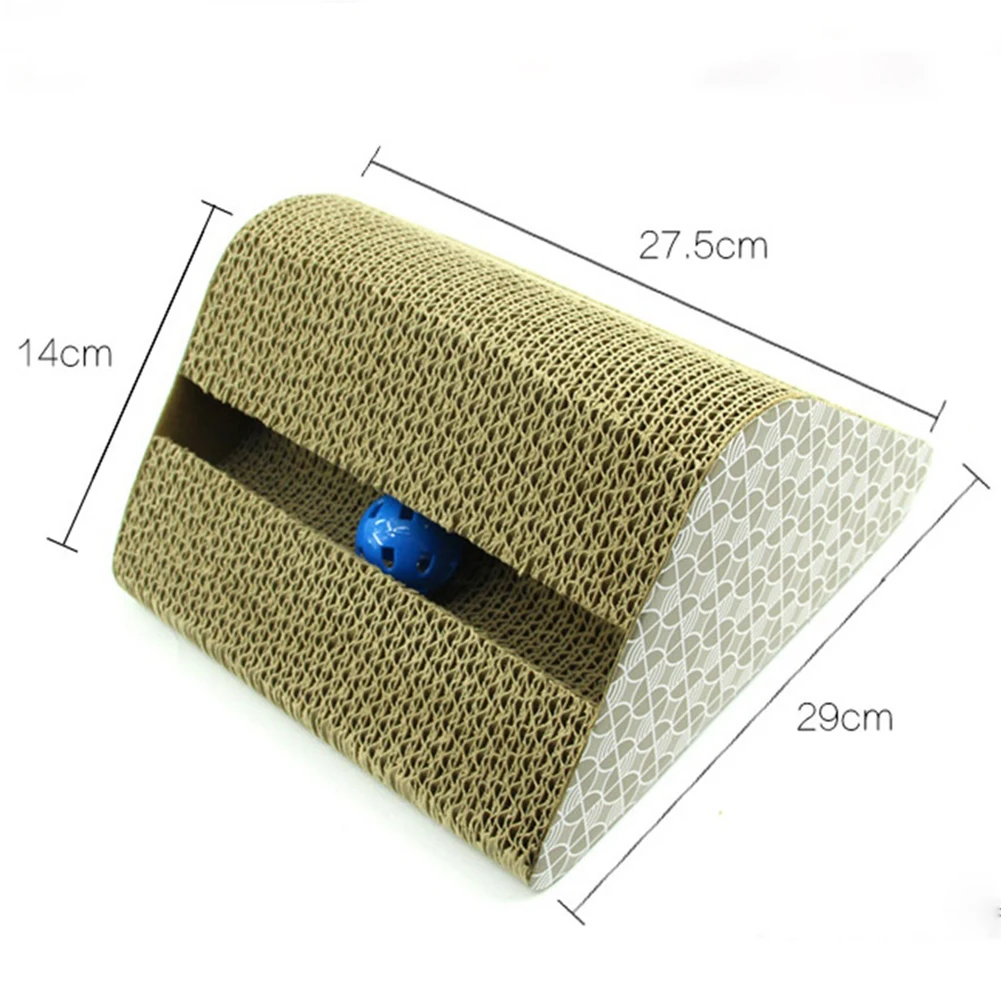 

Cats Scratch Board Corrugated Paper Pad Kitten Scratcher Toy Pet Grinding Nails Interactive Protecting Furniture Scraper Mat