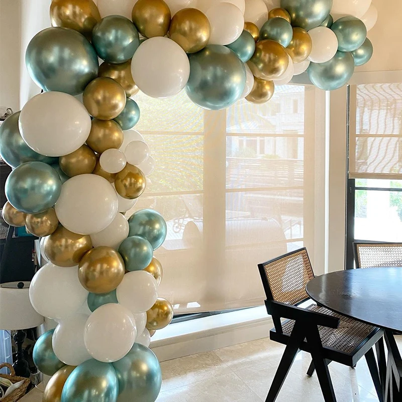 

Eid Mubarak Decor 119pcs Olive/Beangreen Balloon Garland Arch Kit Jungle Safari Party Supplies Wedding Birthday Party Decoration