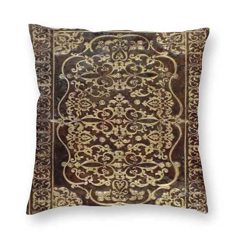 Позолоченные кожаные чехлы для подушек домашний декоративный чехол дивана с