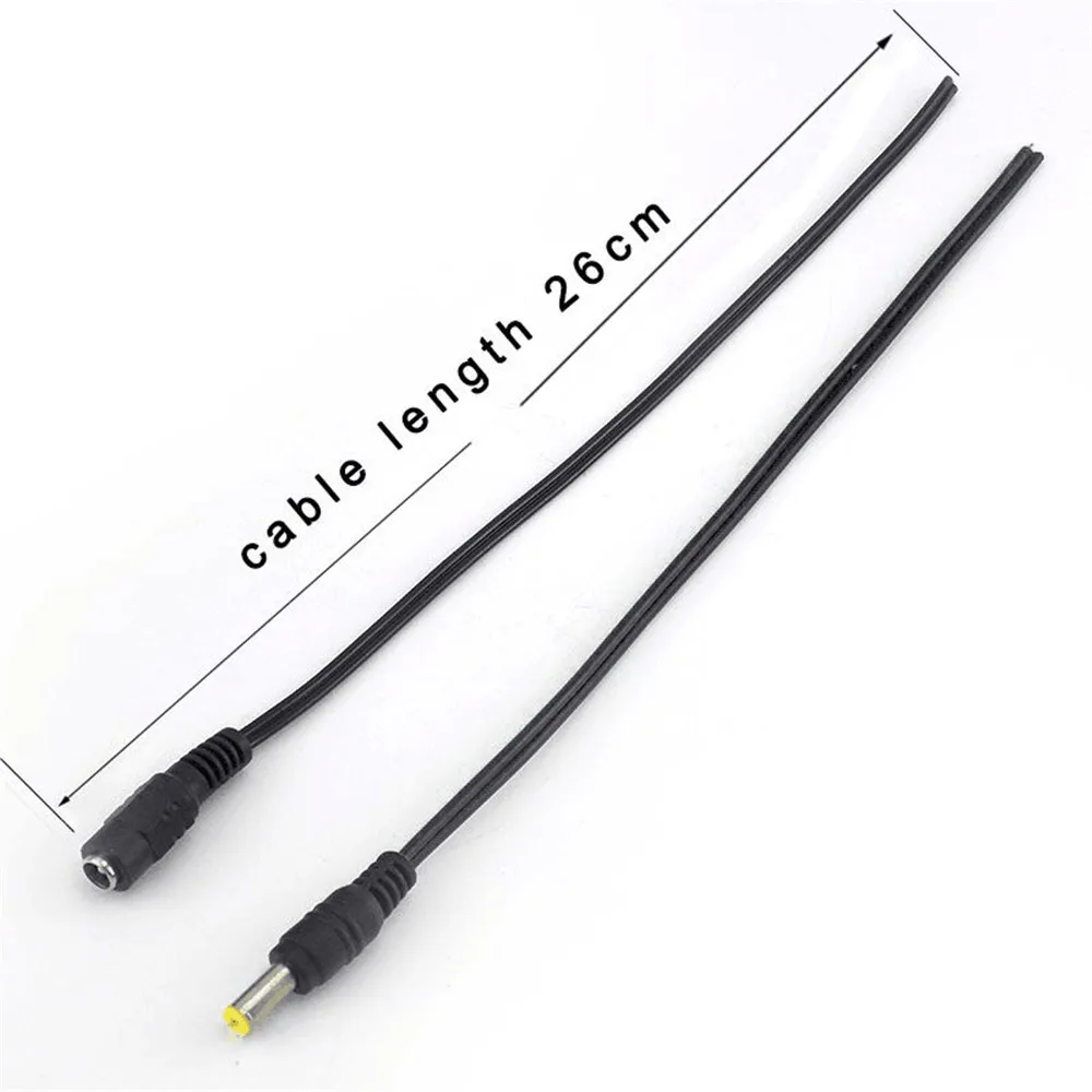 Переходник постоянного тока с вилкой 12 В разъемы питания штекер гнездо кабель