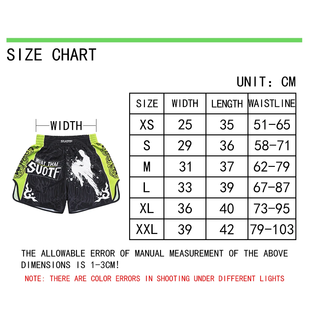Fighting shorts men's and women's fitness training printed boxing shorts MMA Muay Thai fighting game Taekwondo boxing suit